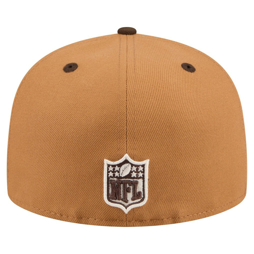 New Orleans Saints New Era Two-Tone Walnut 59FIFTY Fitted Hat - Light Brown/Dark Brown cheap