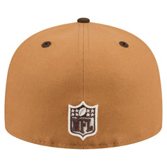 New Orleans Saints New Era Two-Tone Walnut 59FIFTY Fitted Hat - Light Brown/Dark Brown cheap