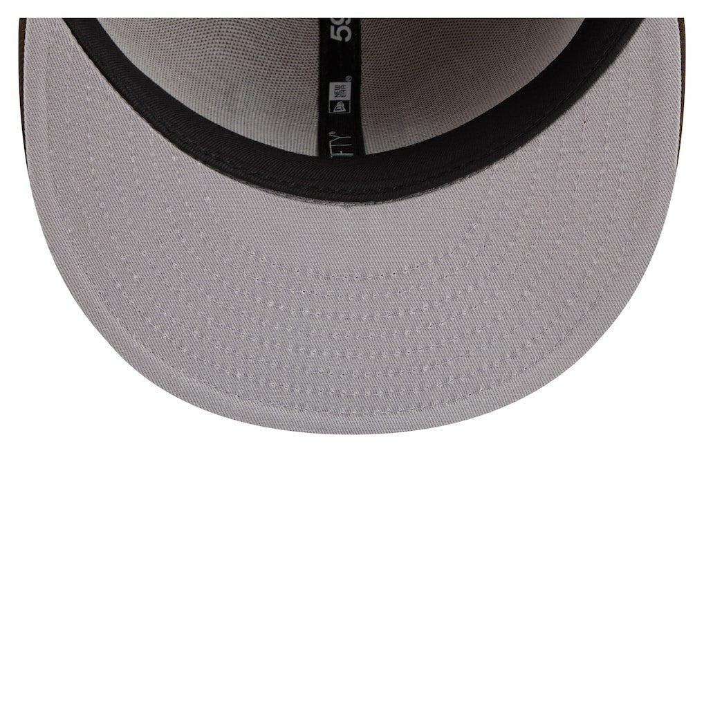 New York Giants New Era Two-Tone Walnut 59FIFTY Fitted Hat - Light Brown/Dark Brown outlet
