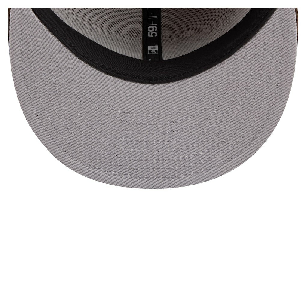 San Francisco 49ers New Era Two-Tone Walnut 59FIFTY Fitted Hat - Light Brown/Dark Brown discount