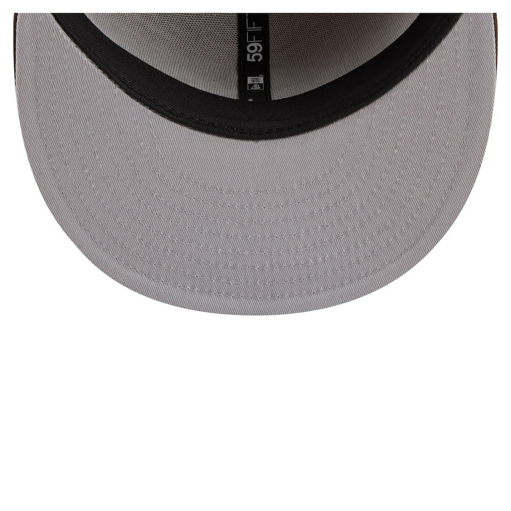 San Francisco 49ers New Era Two-Tone Walnut 59FIFTY Fitted Hat - Light Brown/Dark Brown discount