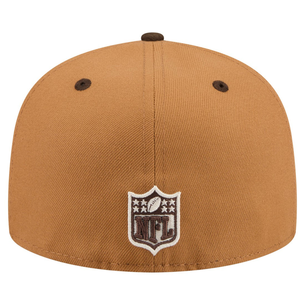 Tennessee Titans New Era Two-Tone Walnut 59FIFTY Fitted Hat - Light Brown/Dark Brown cheap