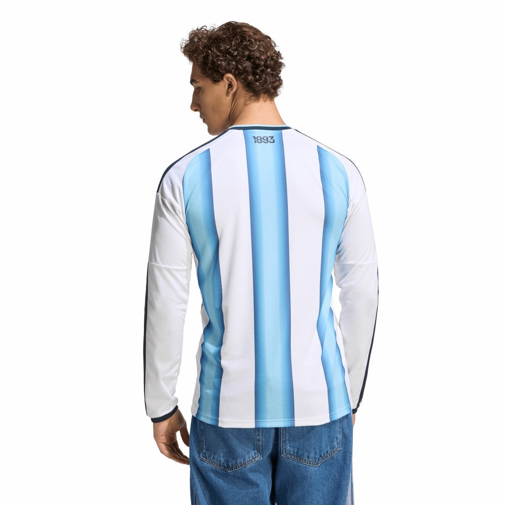 Argentina National Team FIFA x World Cup 2026 Home Replica Long Sleeve Jersey - White for sale
