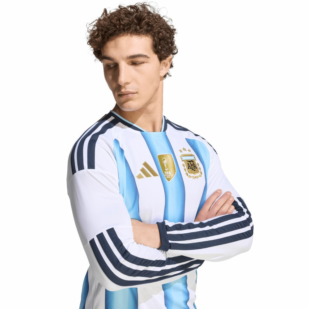 Argentina National Team FIFA x World Cup 2026 Home Replica Long Sleeve Jersey - White for sale