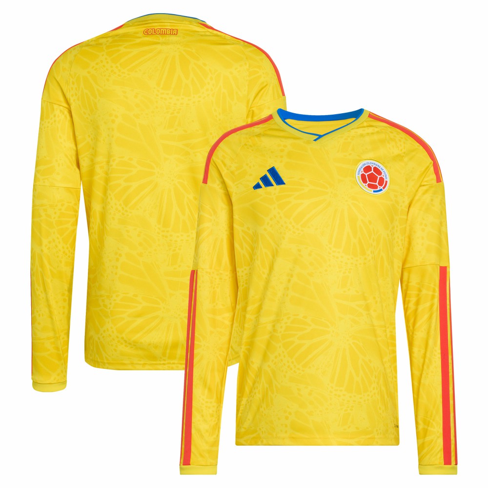 Colombia National Team FIFA x World Cup 2026 Home Replica Long Sleeve Jersey - Yellow discount