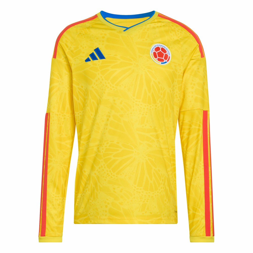 Colombia National Team FIFA x World Cup 2026 Home Replica Long Sleeve Jersey - Yellow discount