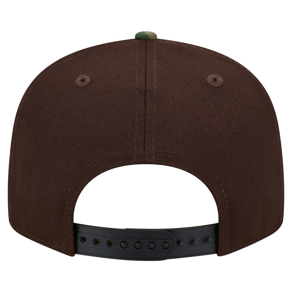 Chicago Bears Adult Burnt Wood Camo 9FIFTY Snapback Hat - Dark Brown discount