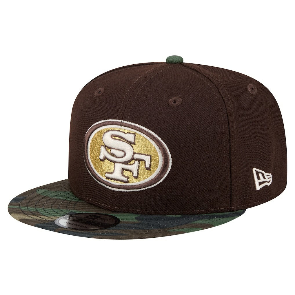 San Francisco 49ers Adult Burnt Wood Camo 9FIFTY Snapback Hat - Dark Brown sale