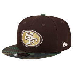 San Francisco 49ers Adult Burnt Wood Camo 9FIFTY Snapback Hat - Dark Brown sale