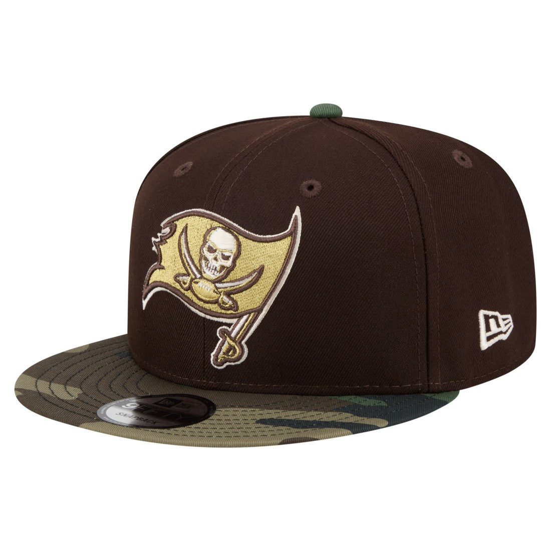Tampa Bay Buccaneers Adult Burnt Wood Camo 9FIFTY Snapback Hat - Dark Brown sale