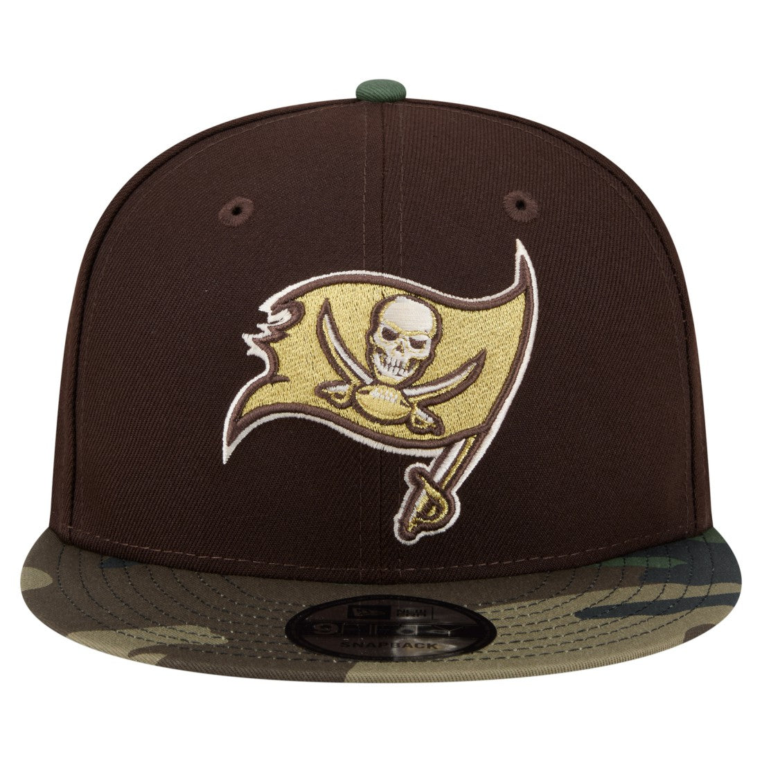 Tampa Bay Buccaneers Adult Burnt Wood Camo 9FIFTY Snapback Hat - Dark Brown sale