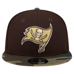 Tampa Bay Buccaneers Adult Burnt Wood Camo 9FIFTY Snapback Hat - Dark Brown sale