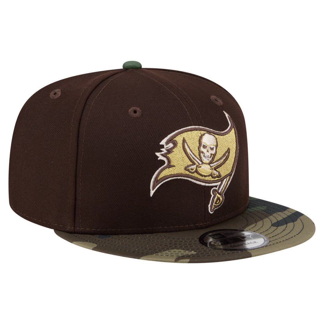 Tampa Bay Buccaneers Adult Burnt Wood Camo 9FIFTY Snapback Hat - Dark Brown sale