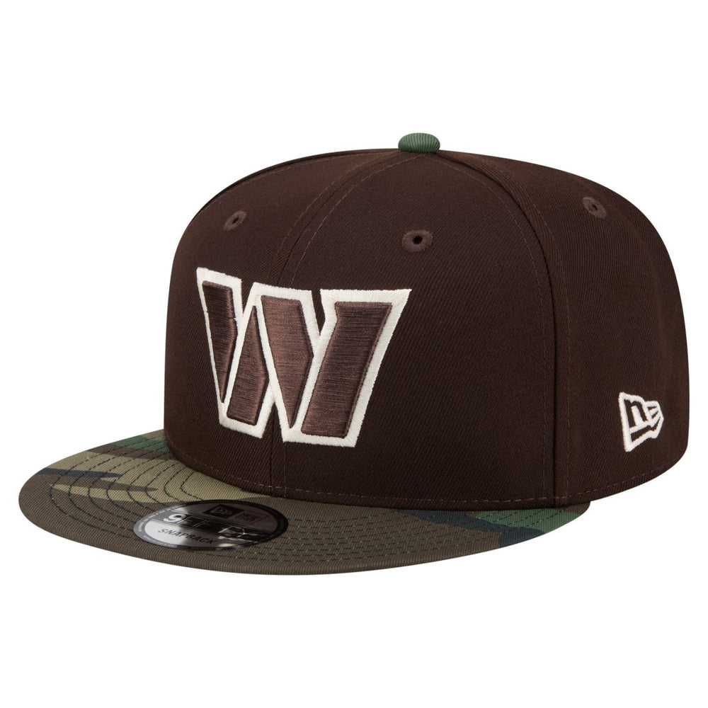 Washington Commanders Adult Burnt Wood Camo 9FIFTY Snapback Hat - Dark Brown on sale