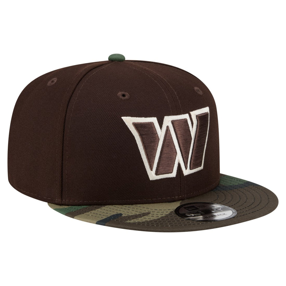 Washington Commanders Adult Burnt Wood Camo 9FIFTY Snapback Hat - Dark Brown on sale
