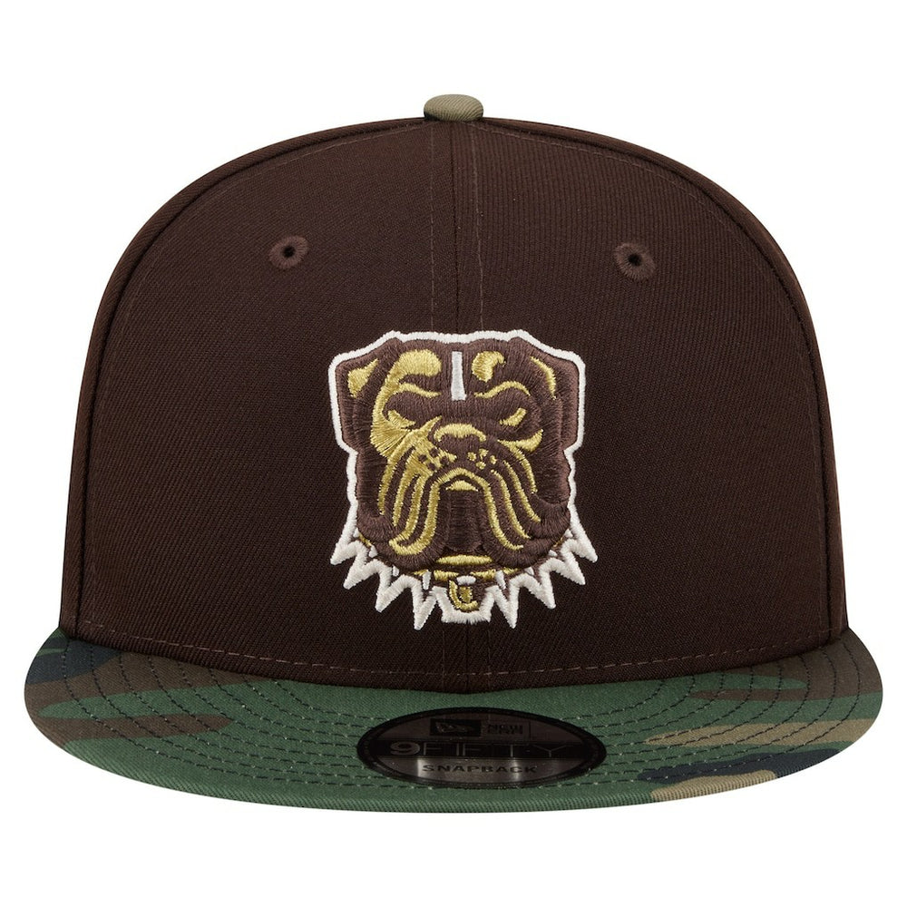 Cleveland Browns Adult Burnt Wood Camo 9FIFTY Snapback Hat - Dark Brown outlet