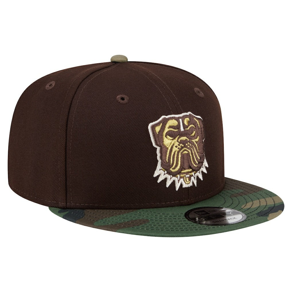 Cleveland Browns Adult Burnt Wood Camo 9FIFTY Snapback Hat - Dark Brown outlet