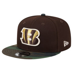 Cincinnati Bengals Adult Burnt Wood Camo 9FIFTY Snapback Hat - Dark Brown online