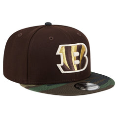 Cincinnati Bengals Adult Burnt Wood Camo 9FIFTY Snapback Hat - Dark Brown online