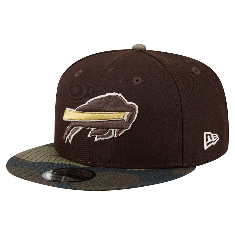 Buffalo Bills Adult Burnt Wood Camo 9FIFTY Snapback Hat - Dark Brown discount