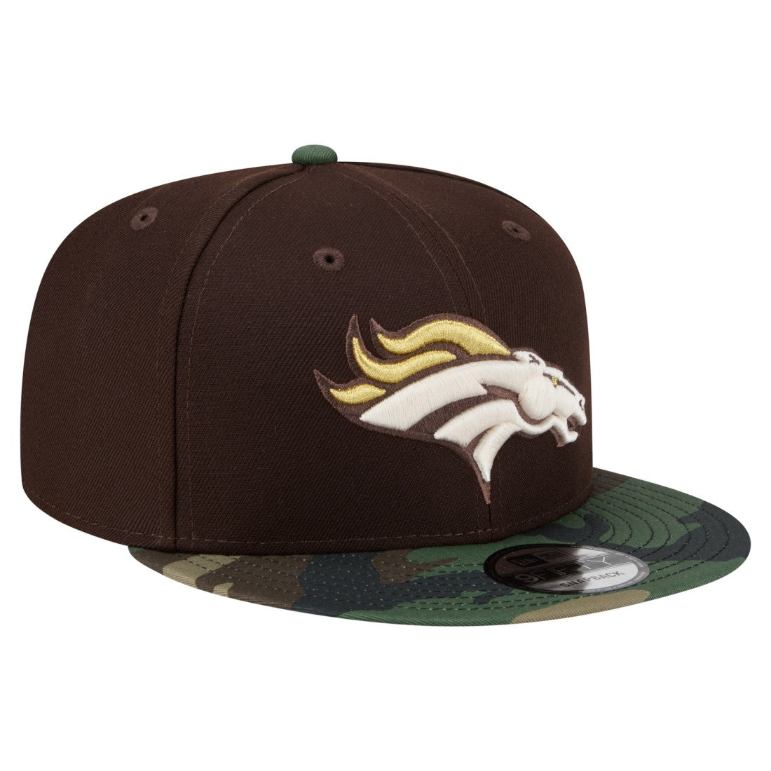 Denver Broncos Adult Burnt Wood Camo 9FIFTY Snapback Hat - Dark Brown outlet