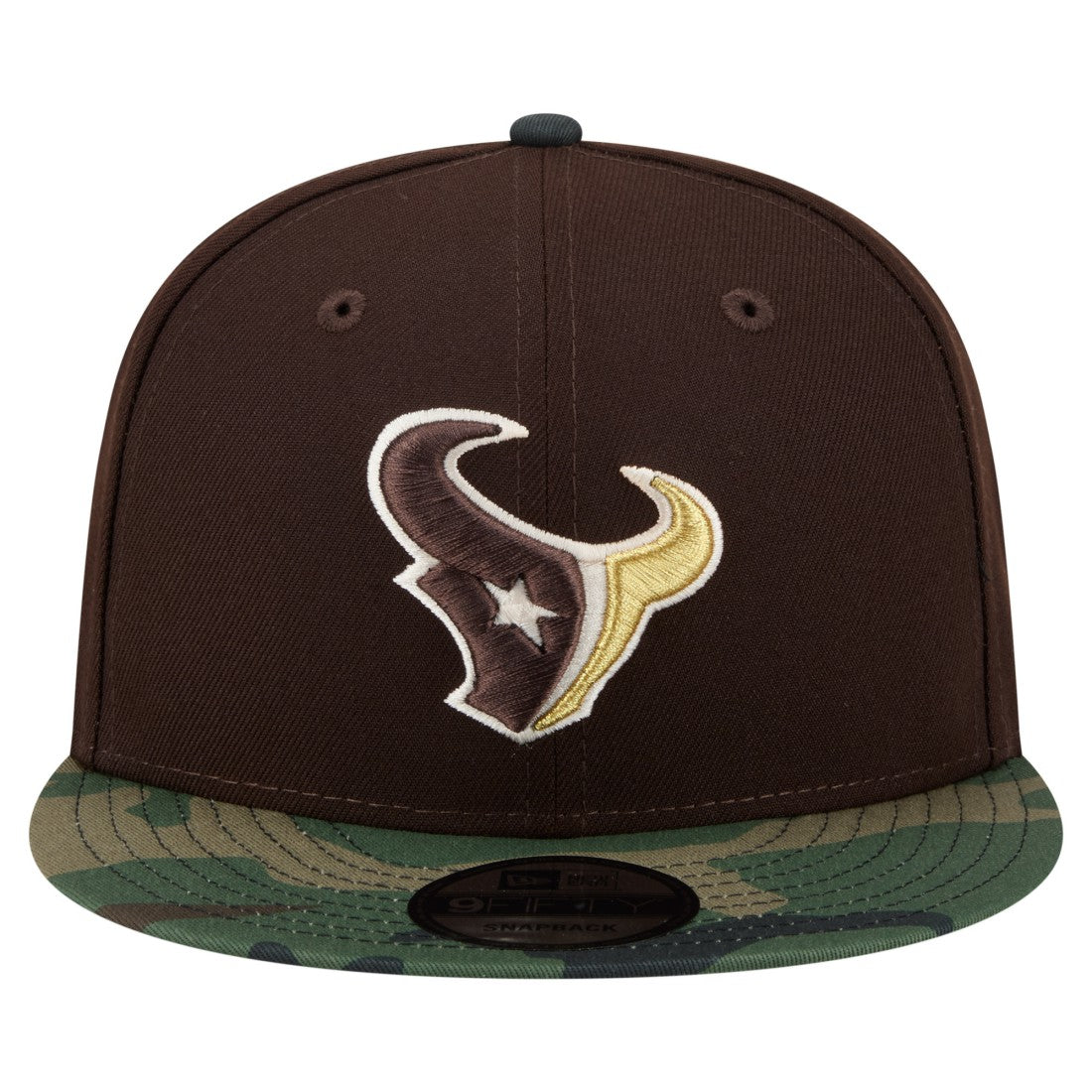 Houston Texans Adult Burnt Wood Camo 9FIFTY Snapback Hat - Dark Brown outlet