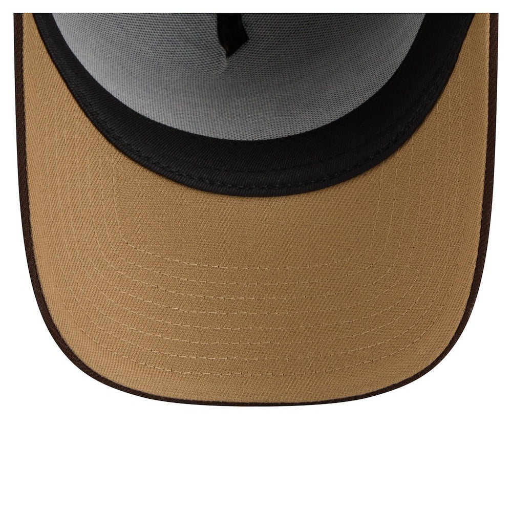 Baltimore Ravens New Era Burnt Wood A-Frame 9FORTY Adjustable Hat - Dark Brown sale