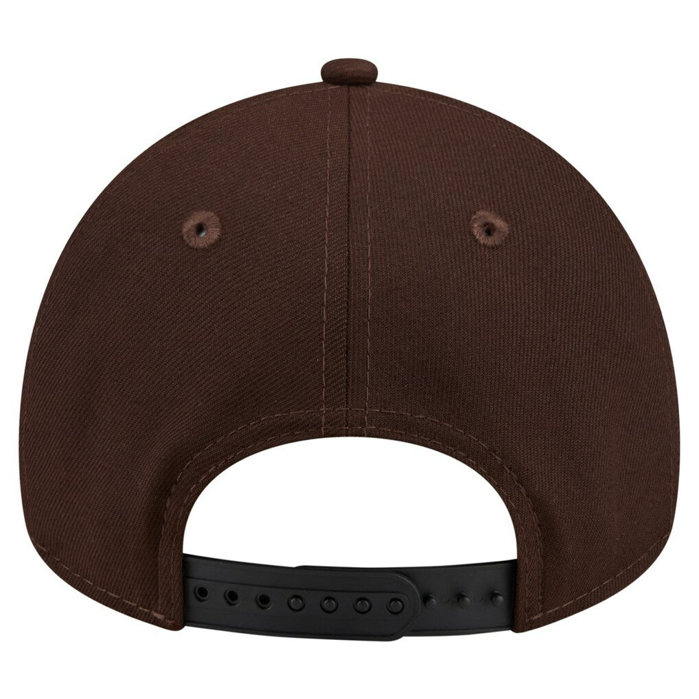 Buffalo Bills New Era Burnt Wood A-Frame 9FORTY Adjustable Hat - Dark Brown for sale