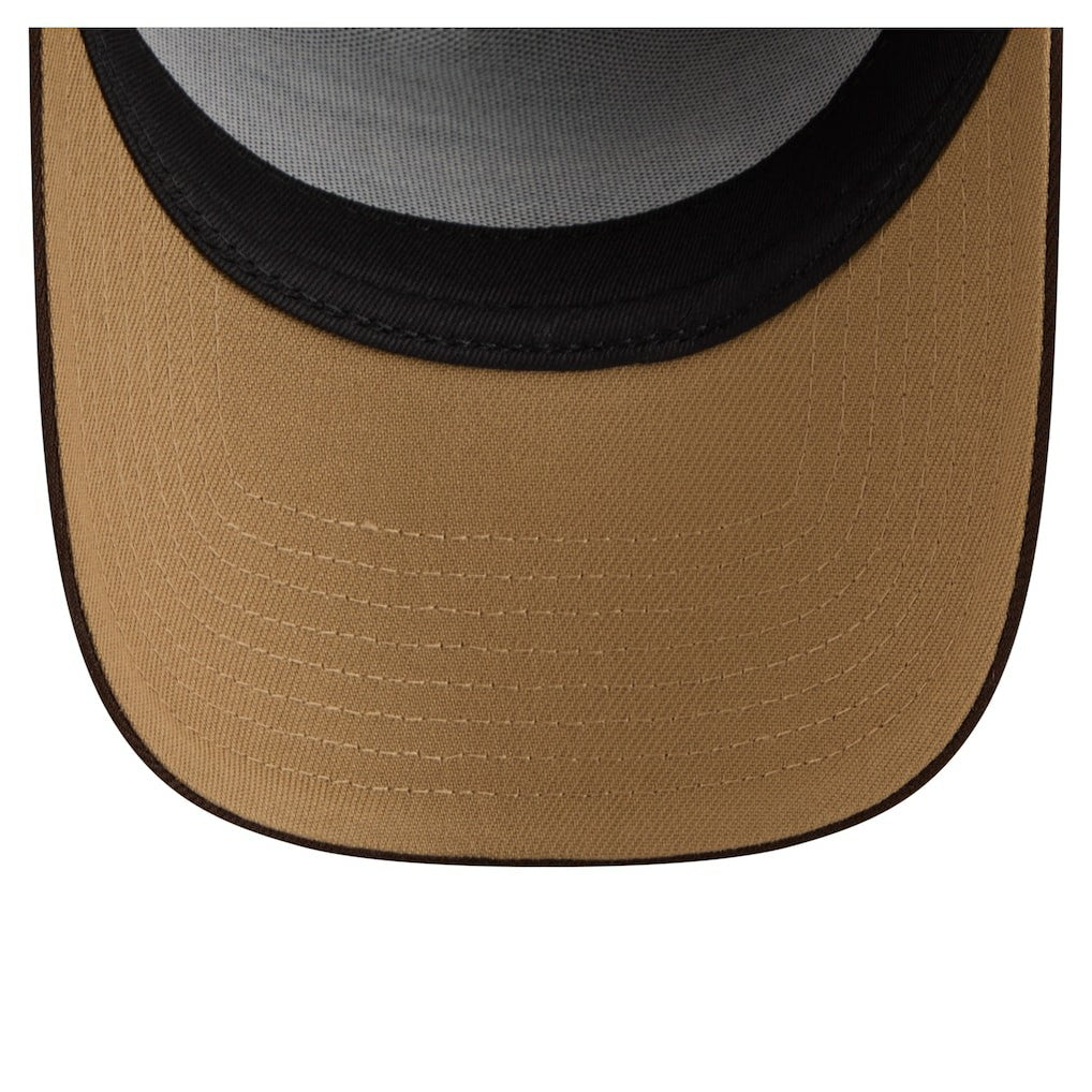 Buffalo Bills New Era Burnt Wood A-Frame 9FORTY Adjustable Hat - Dark Brown for sale