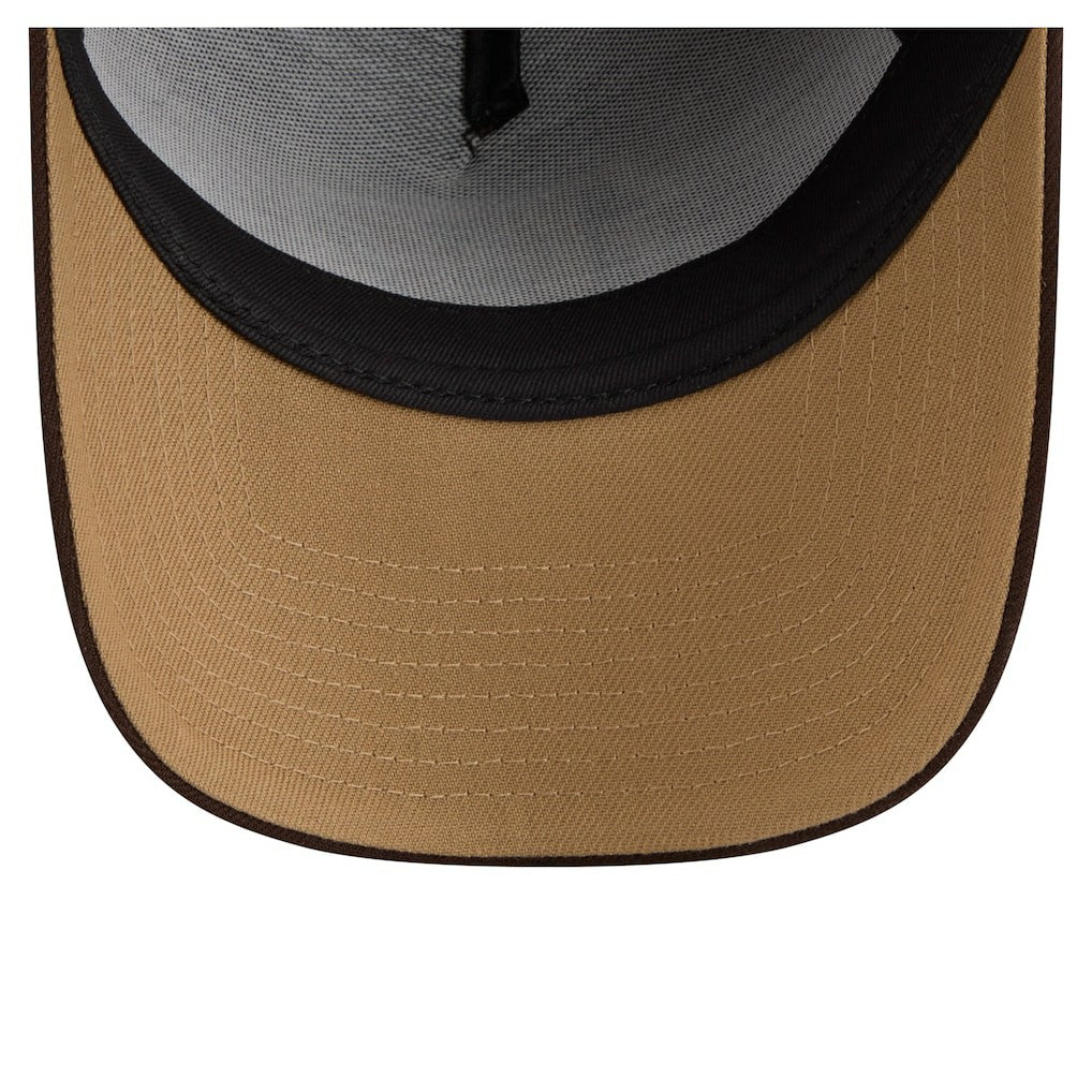Cincinnati Bengals New Era Burnt Wood A-Frame 9FORTY Adjustable Hat - Dark Brown discount
