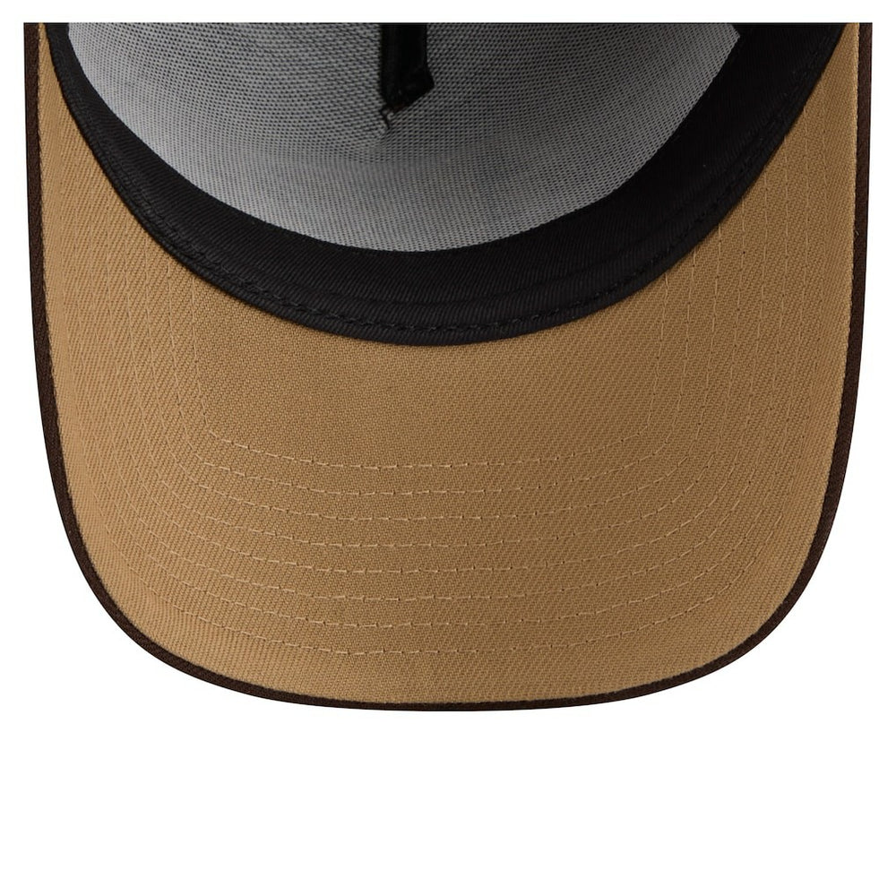 Cincinnati Bengals New Era Burnt Wood A-Frame 9FORTY Adjustable Hat - Dark Brown discount