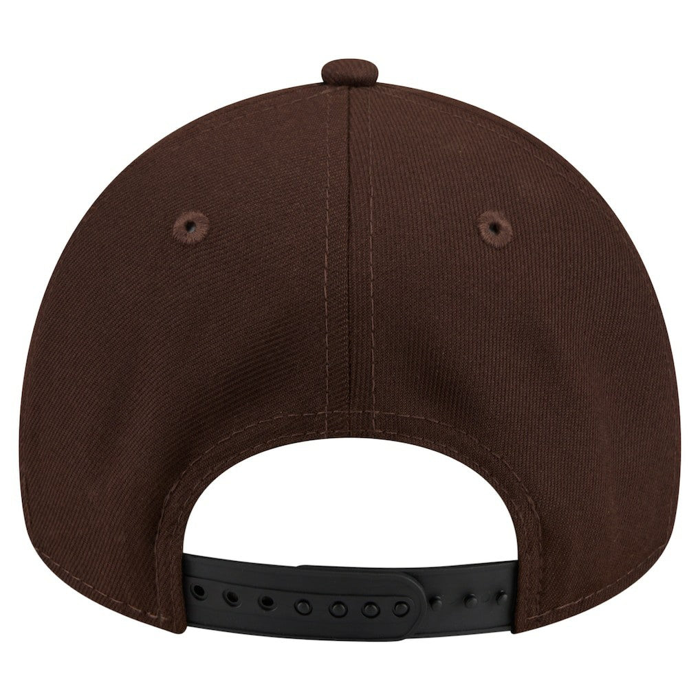 Cleveland Browns New Era Burnt Wood A-Frame 9FORTY Adjustable Hat - Dark Brown outlet