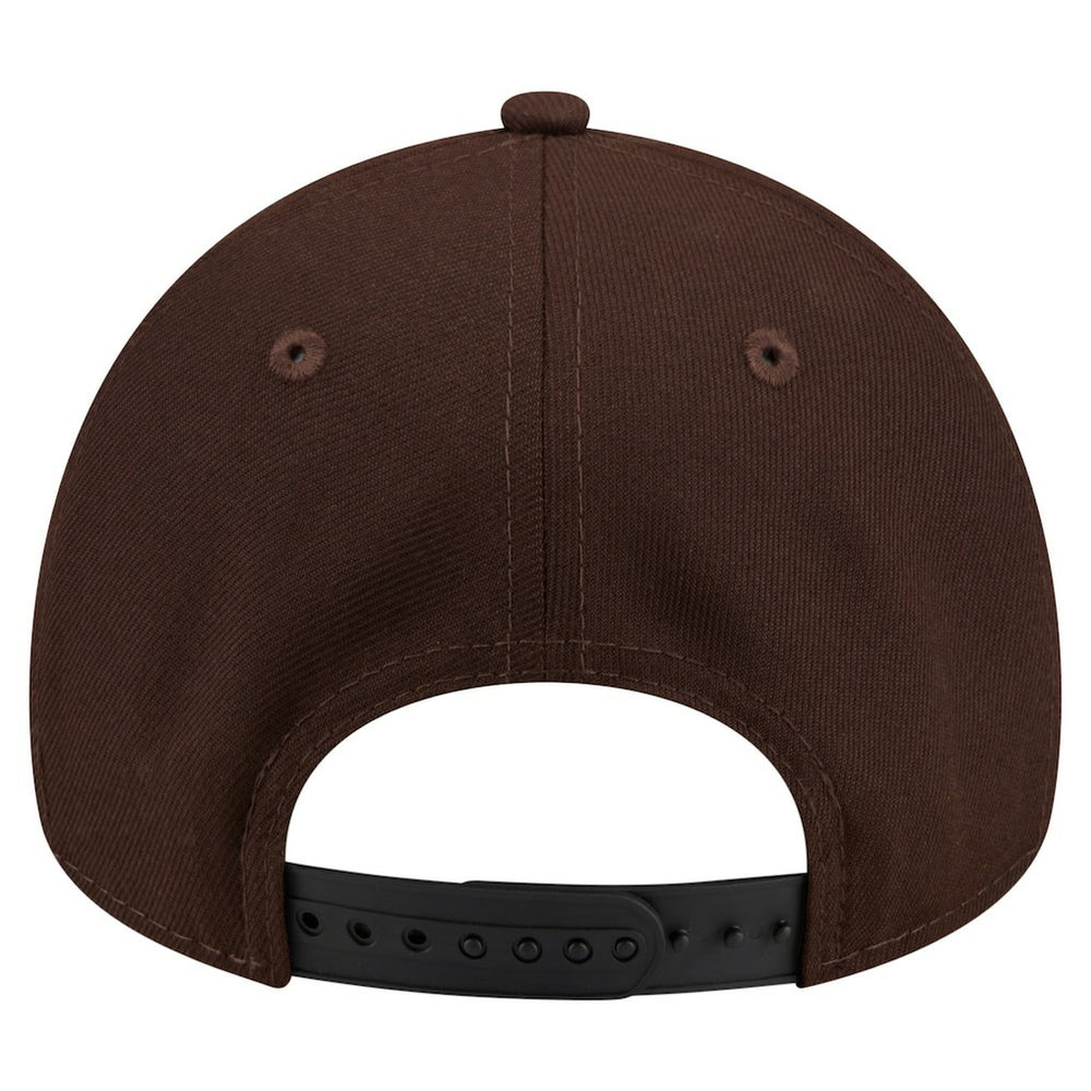 Cleveland Browns New Era Burnt Wood A-Frame 9FORTY Adjustable Hat - Dark Brown outlet
