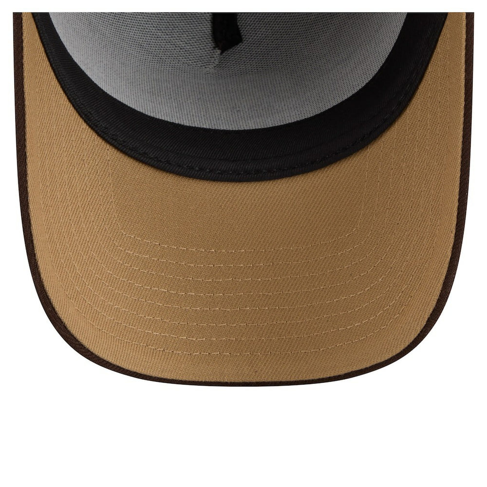 Cleveland Browns New Era Burnt Wood A-Frame 9FORTY Adjustable Hat - Dark Brown outlet