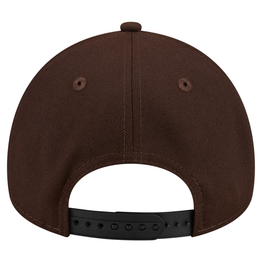 Green Bay Packers New Era Burnt Wood A-Frame 9FORTY Adjustable Hat - Dark Brown discount