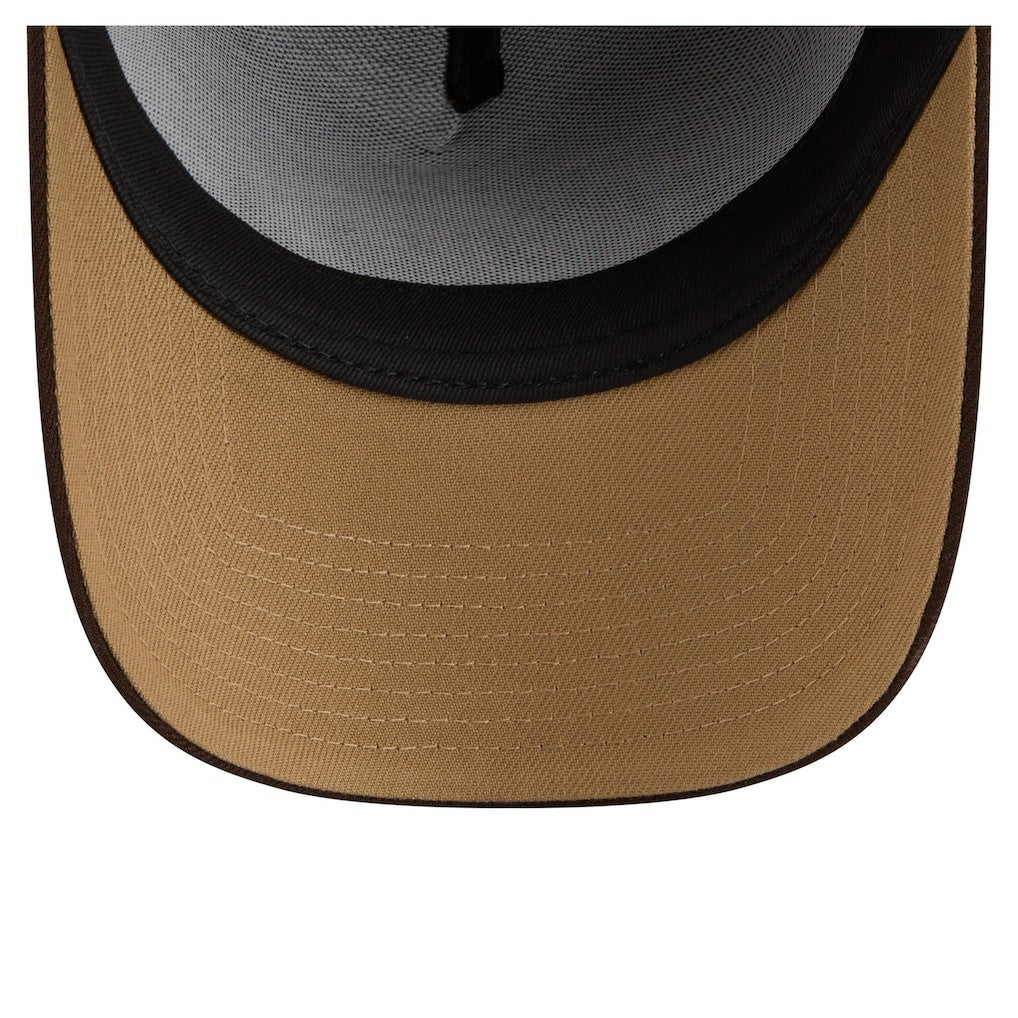 Kansas City Chiefs New Era Burnt Wood A-Frame 9FORTY Adjustable Hat - Dark Brown online