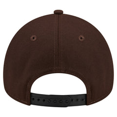 Minnesota Vikings New Era Burnt Wood A-Frame 9FORTY Adjustable Hat - Dark Brown outlet
