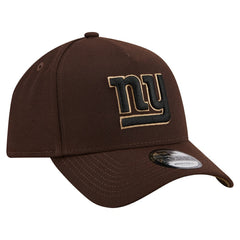 New York Giants New Era Burnt Wood A-Frame 9FORTY Adjustable Hat - Dark Brown discount