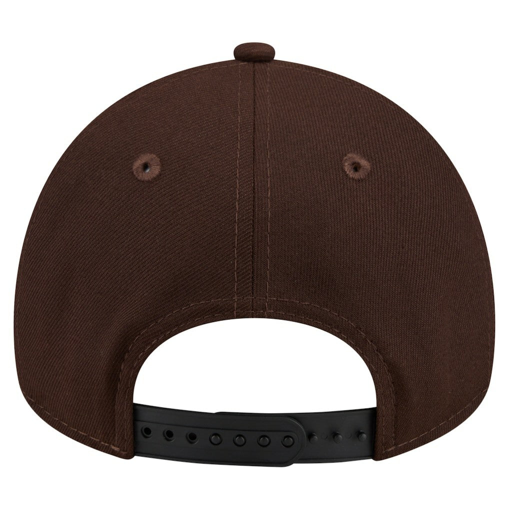 Philadelphia Eagles New Era Burnt Wood A-Frame 9FORTY Adjustable Hat - Dark Brown for sale
