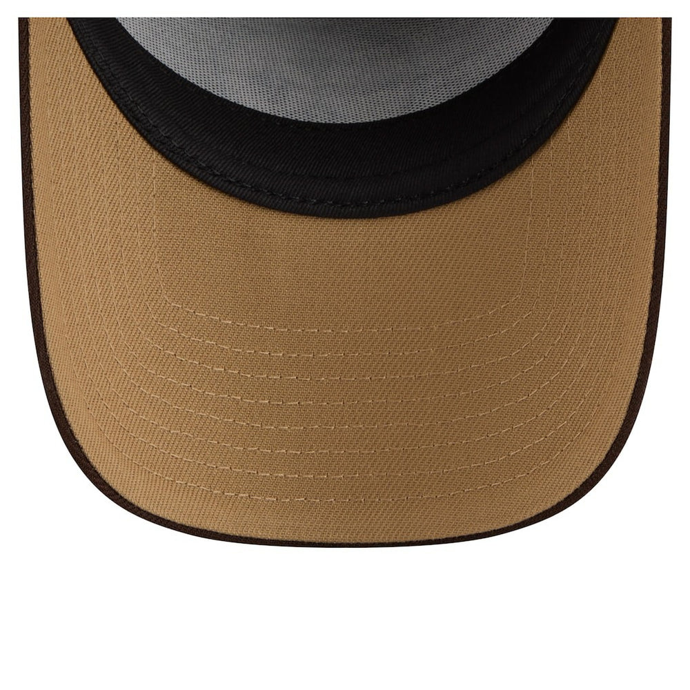 Pittsburgh Steelers New Era Burnt Wood A-Frame 9FORTY Adjustable Hat - Dark Brown online