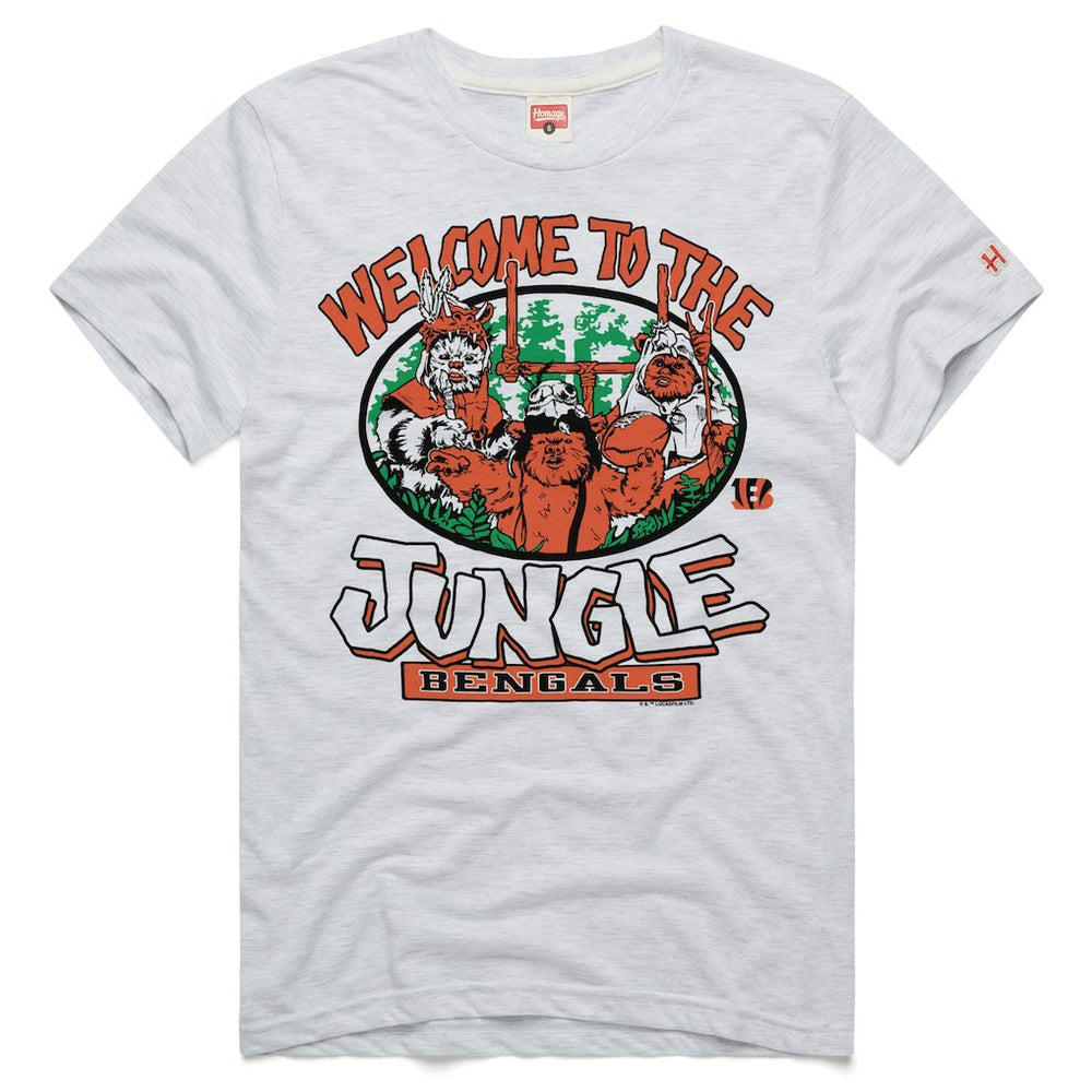 Cincinnati Bengals Homage Unisex Star Wars x NFL Tri-Blend T-Shirt - Ash outlet