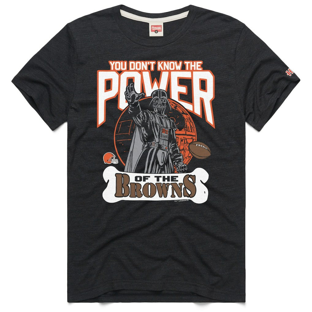 Cleveland Browns Homage Unisex Star Wars x NFL Tri-Blend T-Shirt - Charcoal on sale