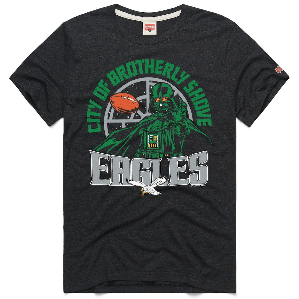 Philadelphia Eagles Homage Unisex Star Wars x NFL Tri-Blend T-Shirt - Charcoal cheap
