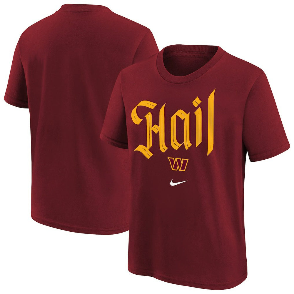 Washington Commanders Youth Hail T-Shirt - Burgundy for sale