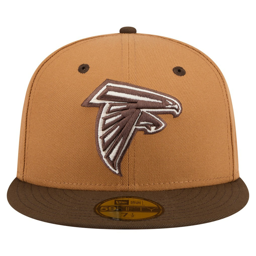 Atlanta Falcons New Era Two-Tone Walnut 59FIFTY Fitted Hat - Light Brown/Dark Brown cheap