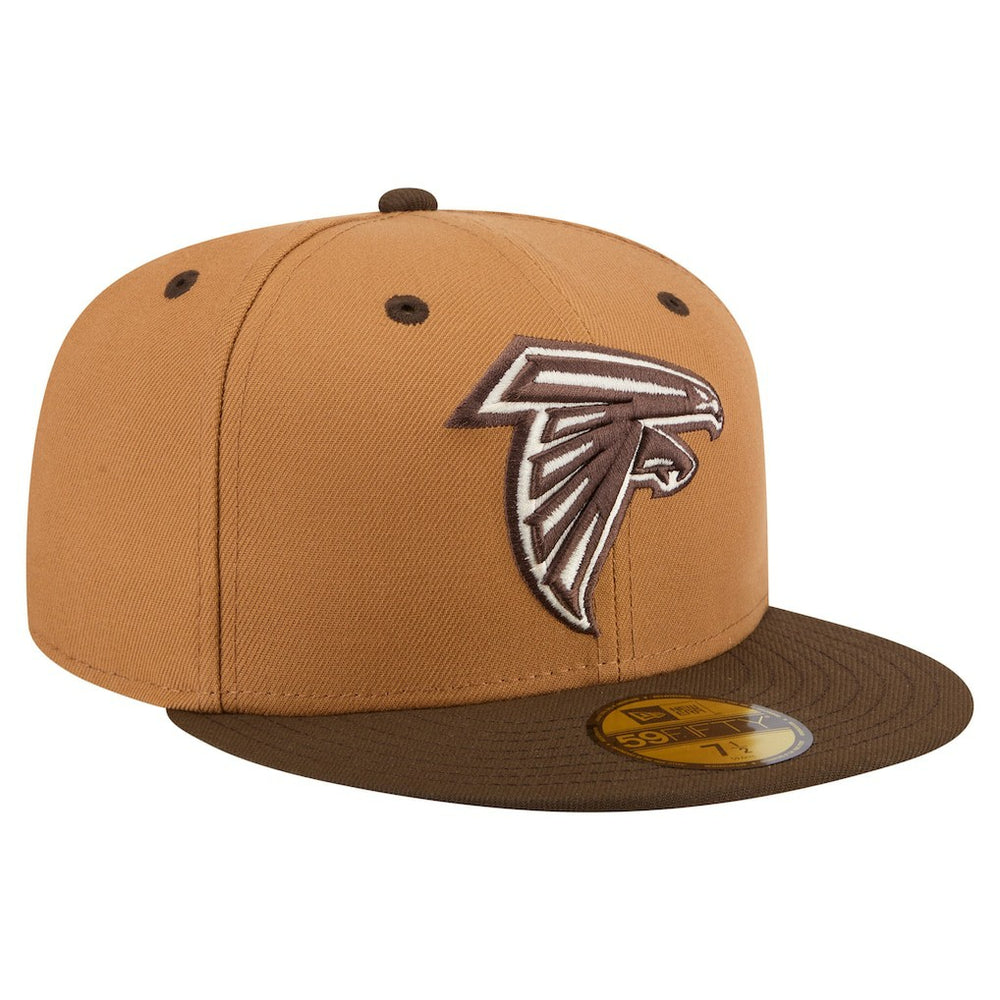 Atlanta Falcons New Era Two-Tone Walnut 59FIFTY Fitted Hat - Light Brown/Dark Brown cheap