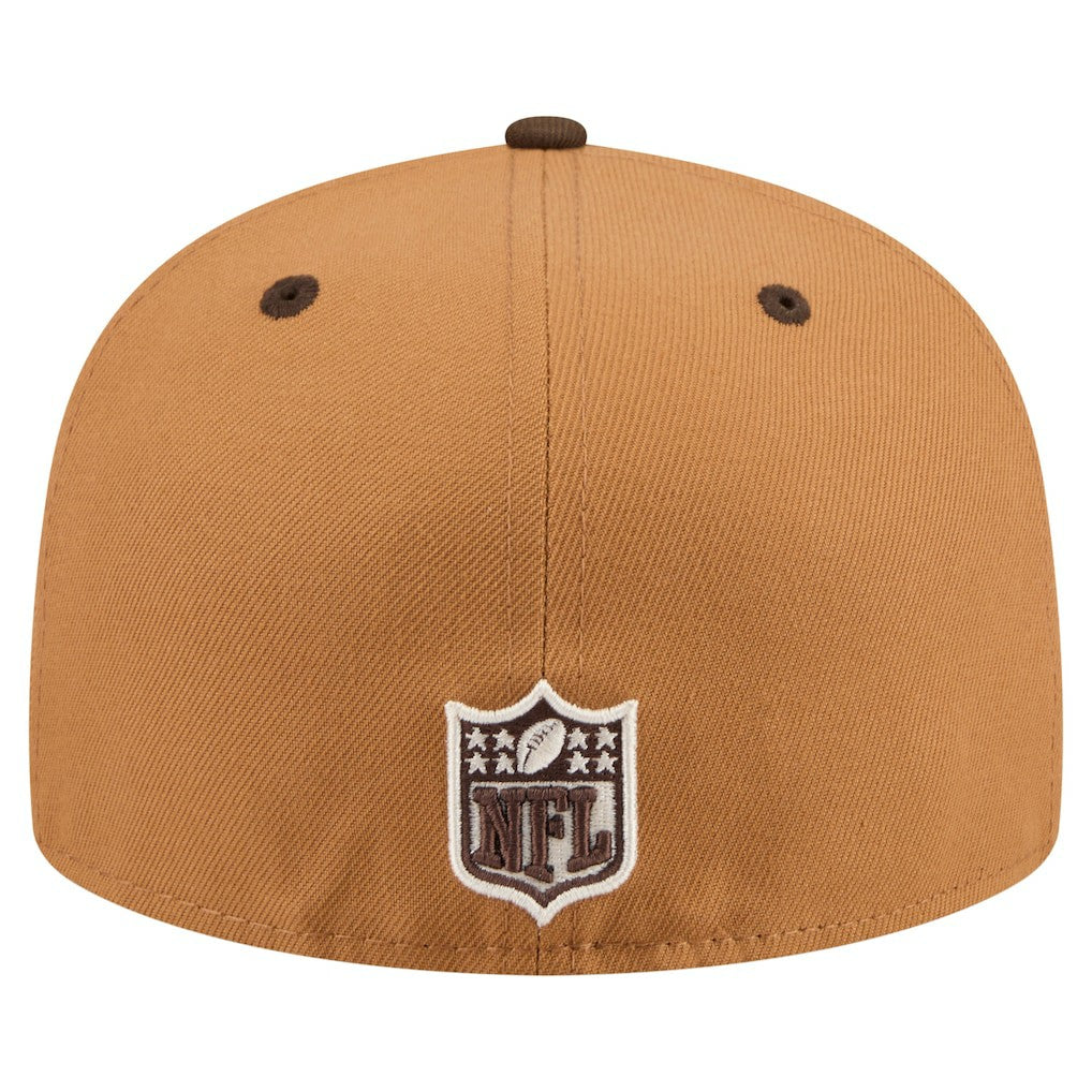 Atlanta Falcons New Era Two-Tone Walnut 59FIFTY Fitted Hat - Light Brown/Dark Brown cheap