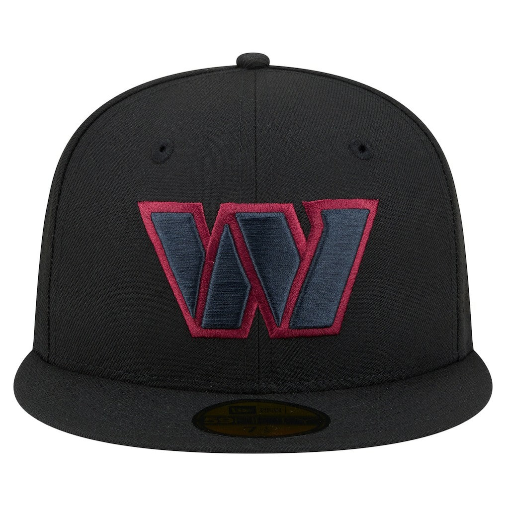 Washington Commanders New Era Color Pop 59FIFTY Fitted Hat - Black discount