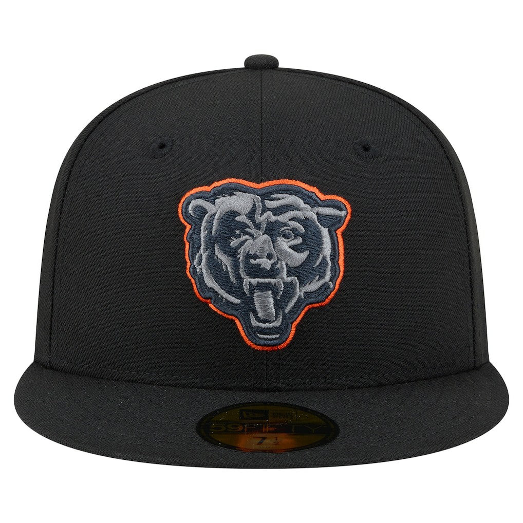Chicago Bears New Era Color Pop 59FIFTY Fitted Hat - Black for sale