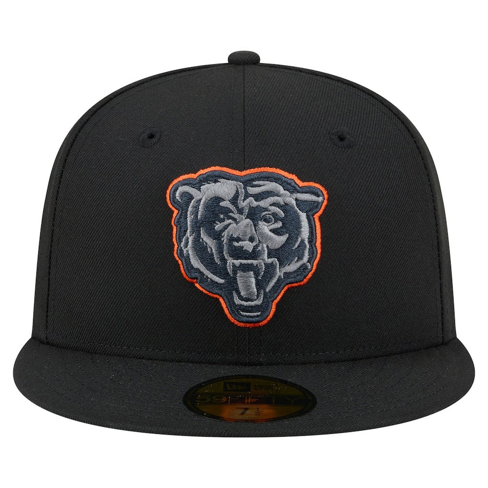 Chicago Bears New Era Color Pop 59FIFTY Fitted Hat - Black for sale
